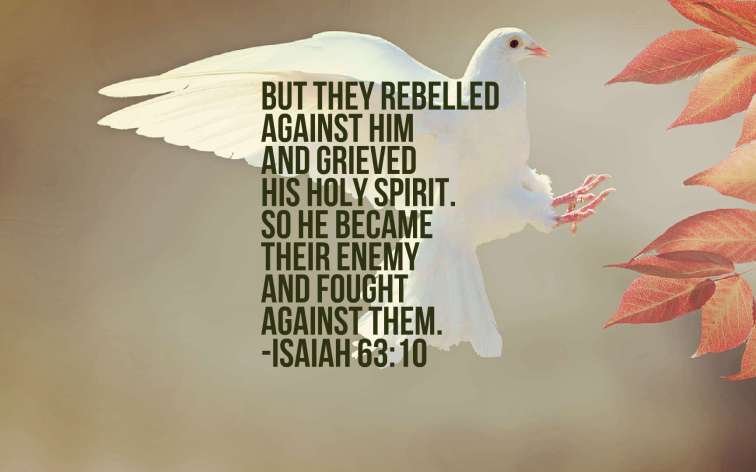 DON'T GRIEVE HOLY SPIRIT